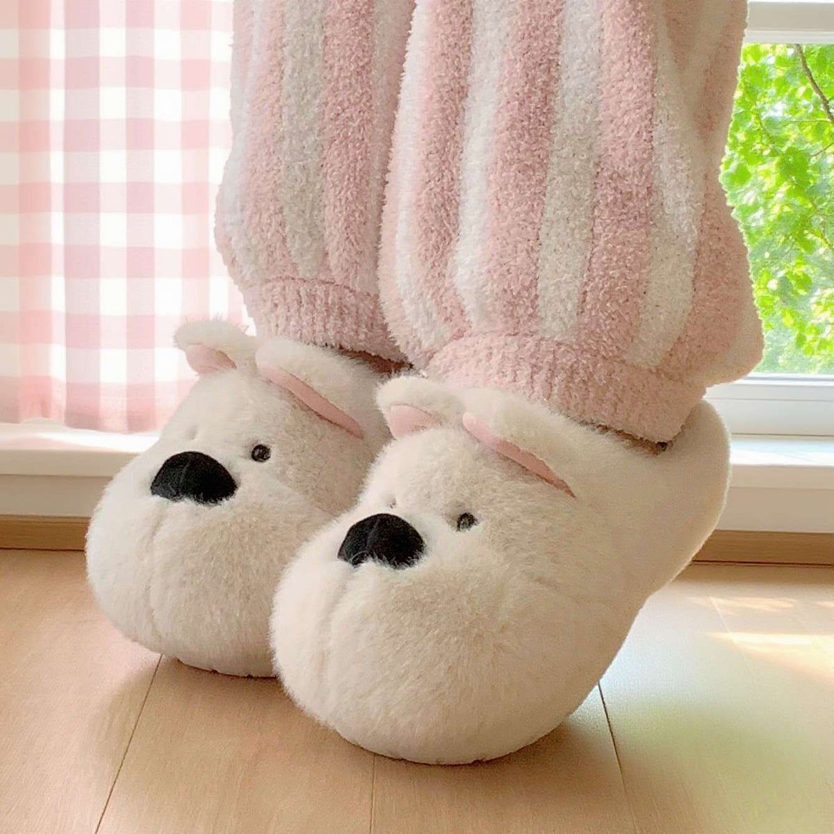 Bramble Plush Animal Slippers