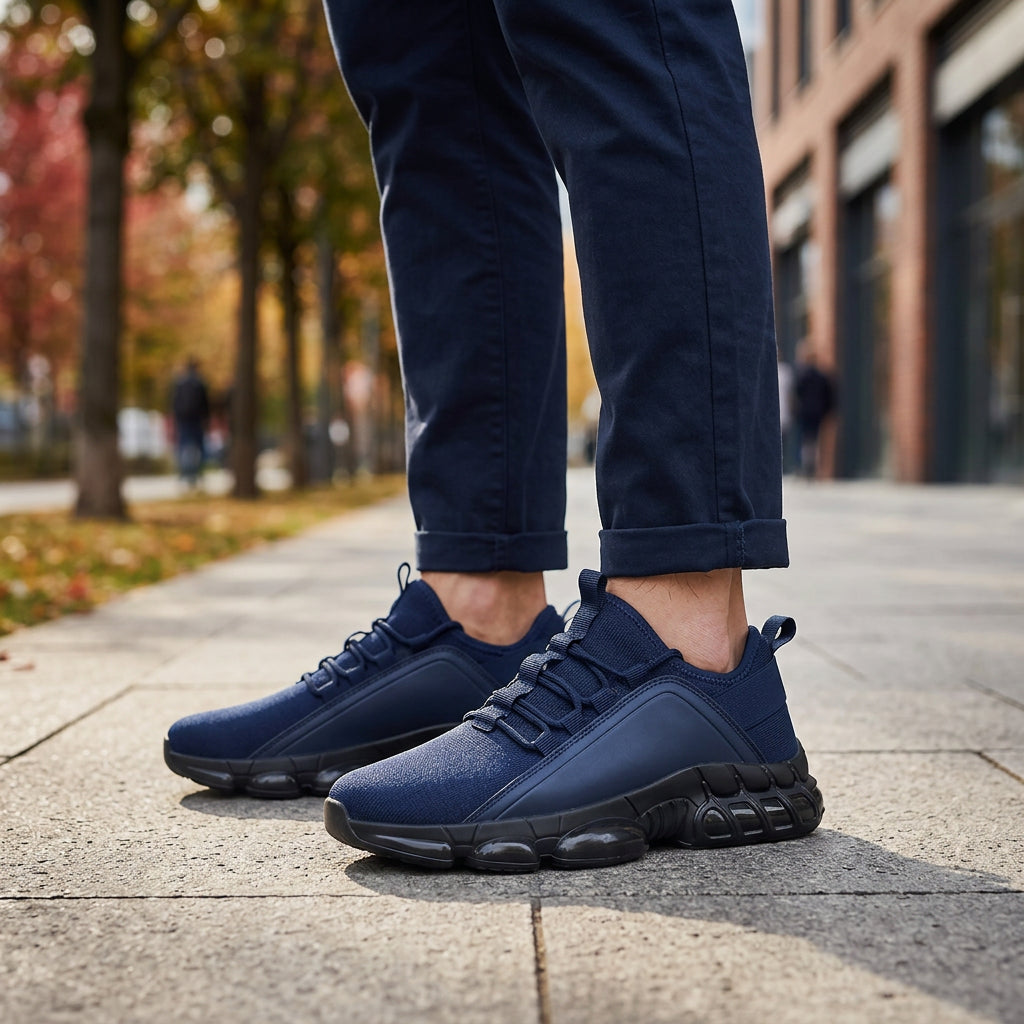 Griffin Air-Cushion Mesh Sneakers