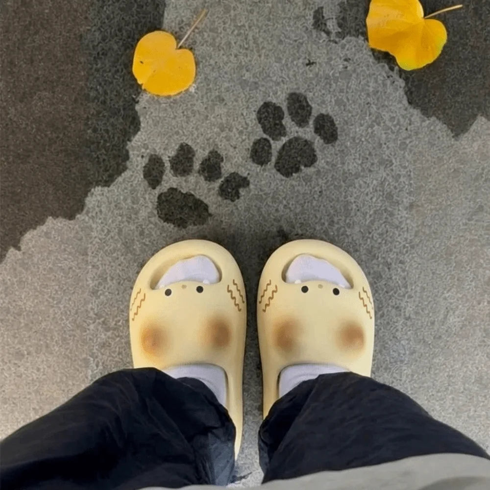 Pawprint Cat Slippers
