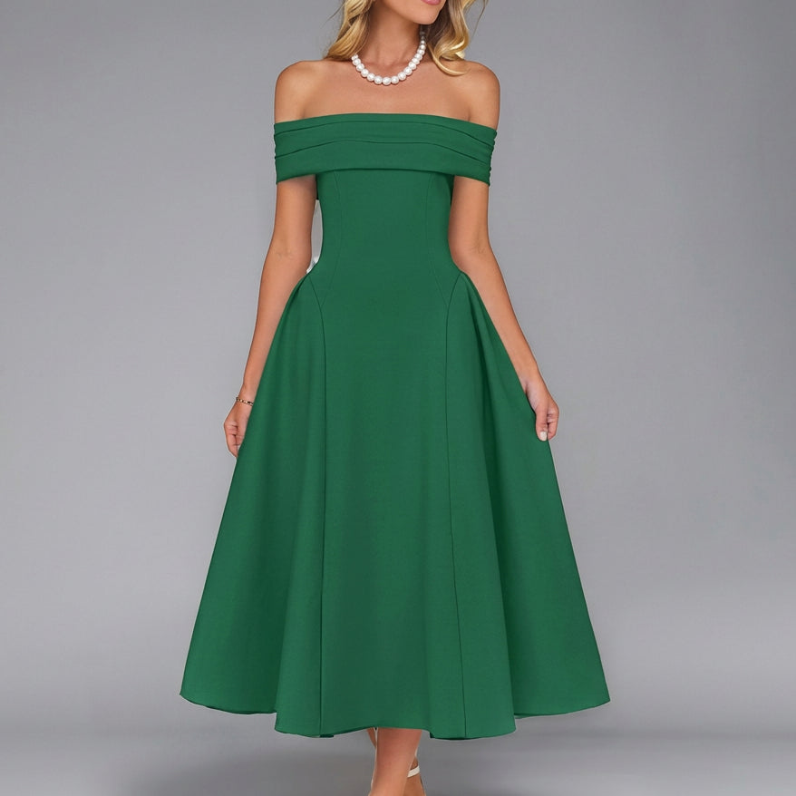 Josephine Off-Shoulder Midi Dress