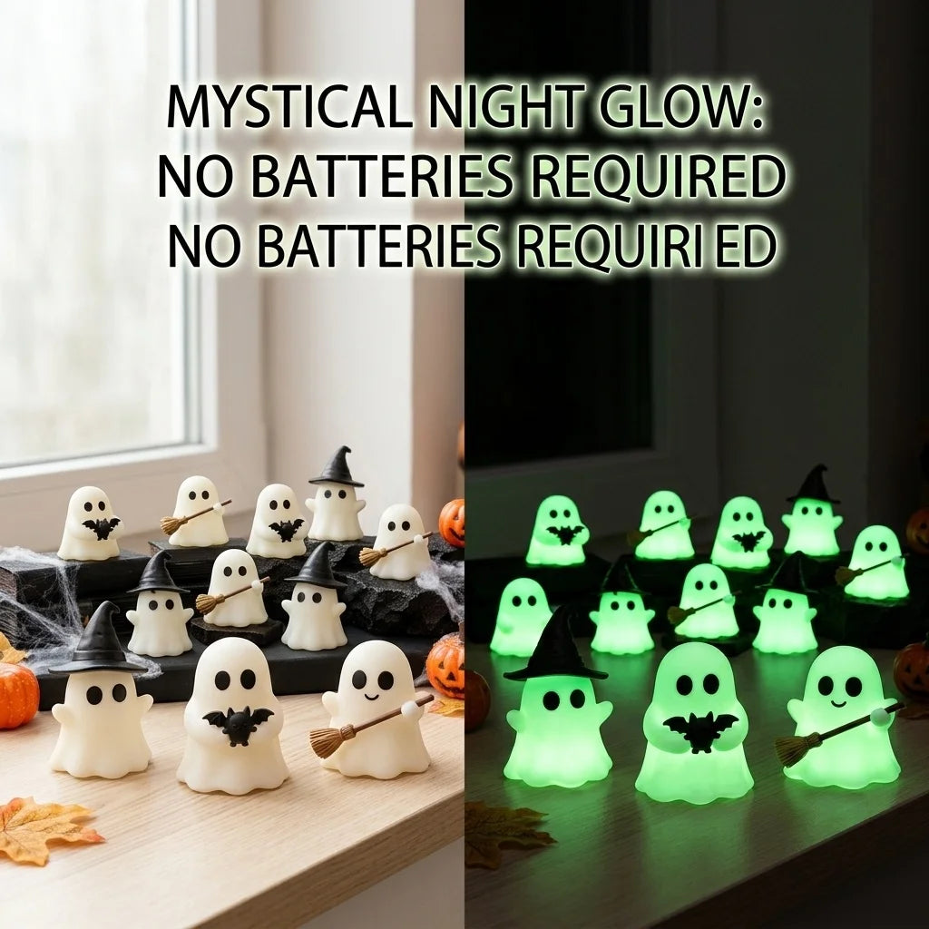 GlowBoo Halloween Ghost Light Set