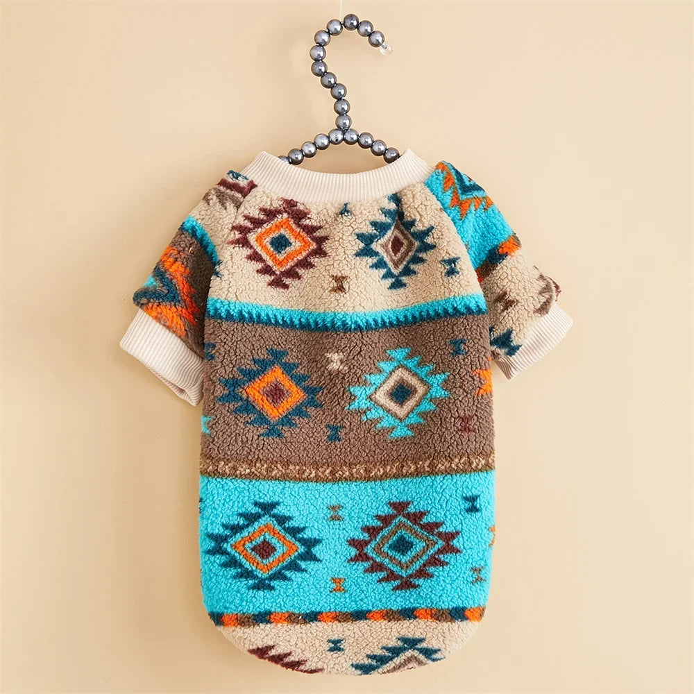 Sedona Geometric Pullover Dog Sweater