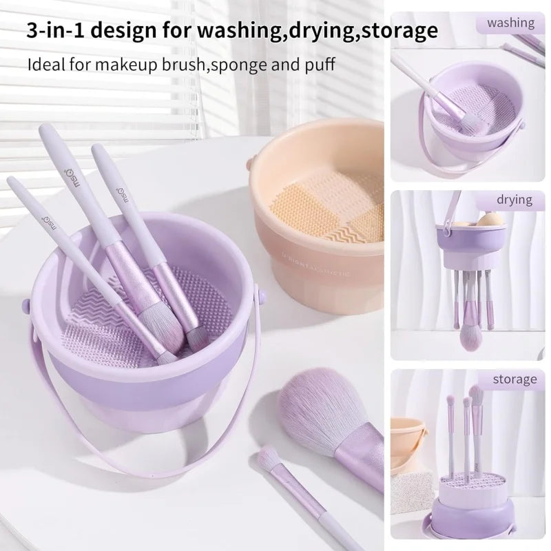 Silvessa Silicone Makeup Brush Cleaning Bowl