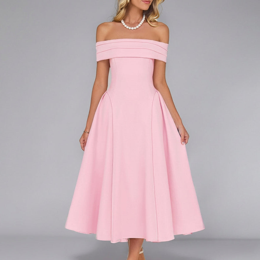 Josephine Off-Shoulder Midi Dress