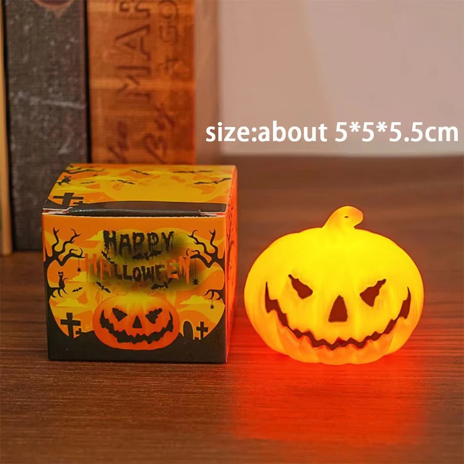 PumpkinGlow Halloween Candle & Décor Set