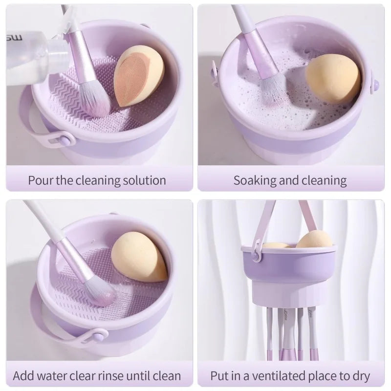 Silvessa Silicone Makeup Brush Cleaning Bowl