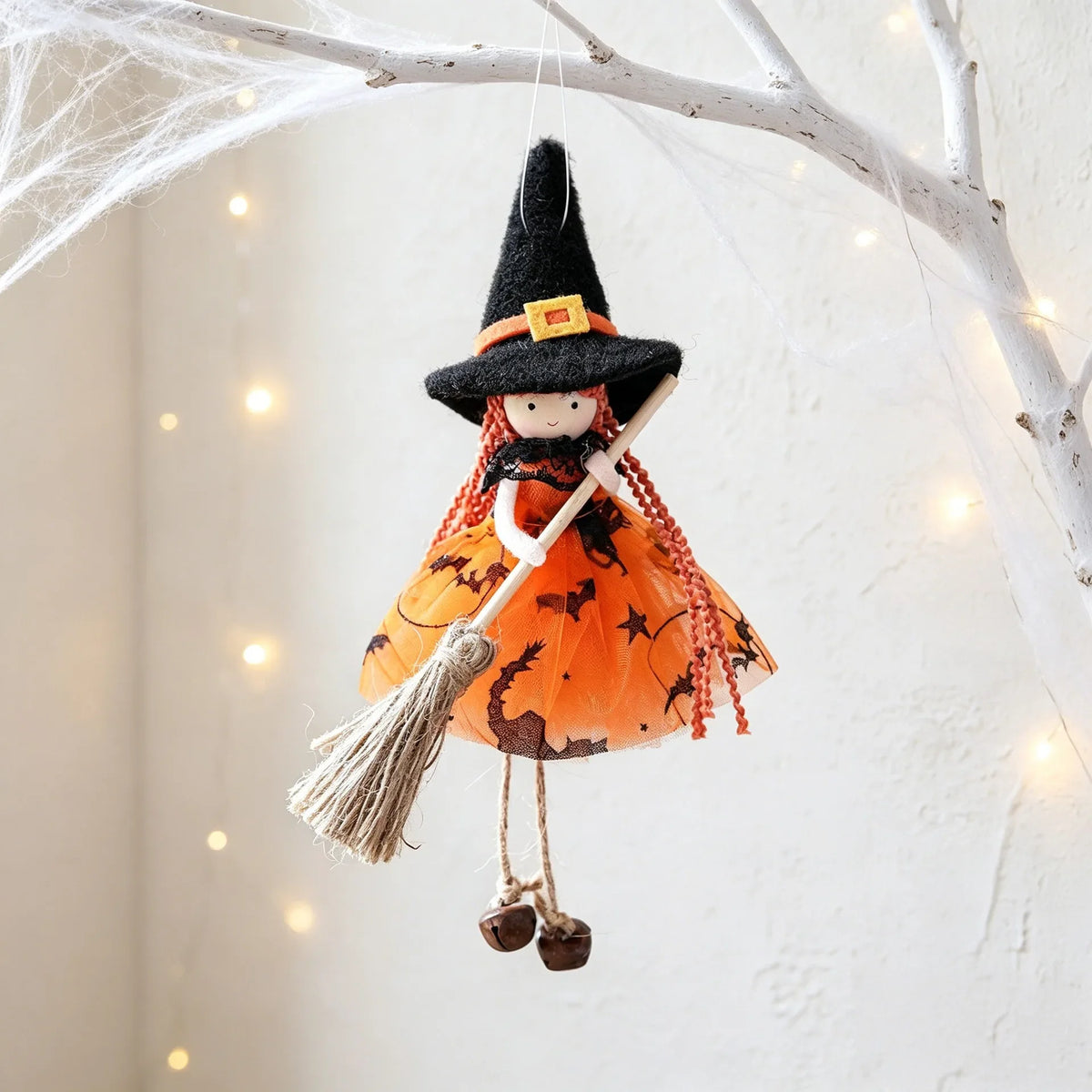 Enchanted Witch & Ghost Halloween Ornaments