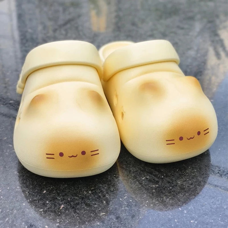 Mochi Cat-Face Slippers