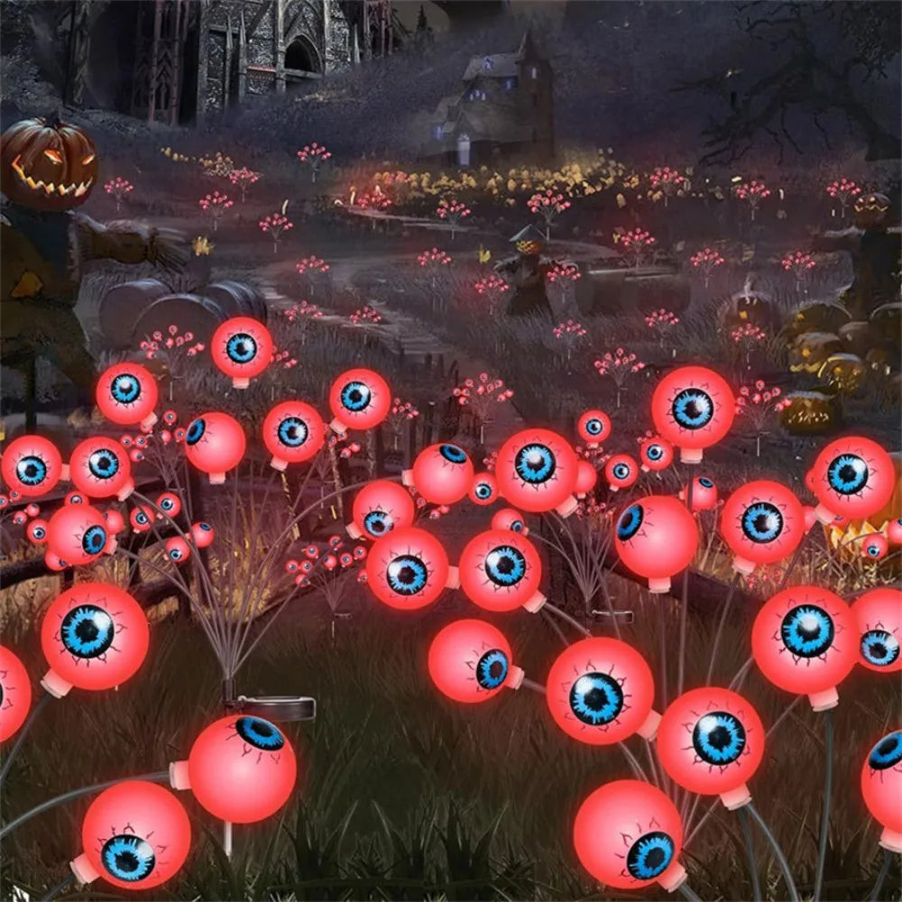 GlowGaze Solar Halloween Eye Lights