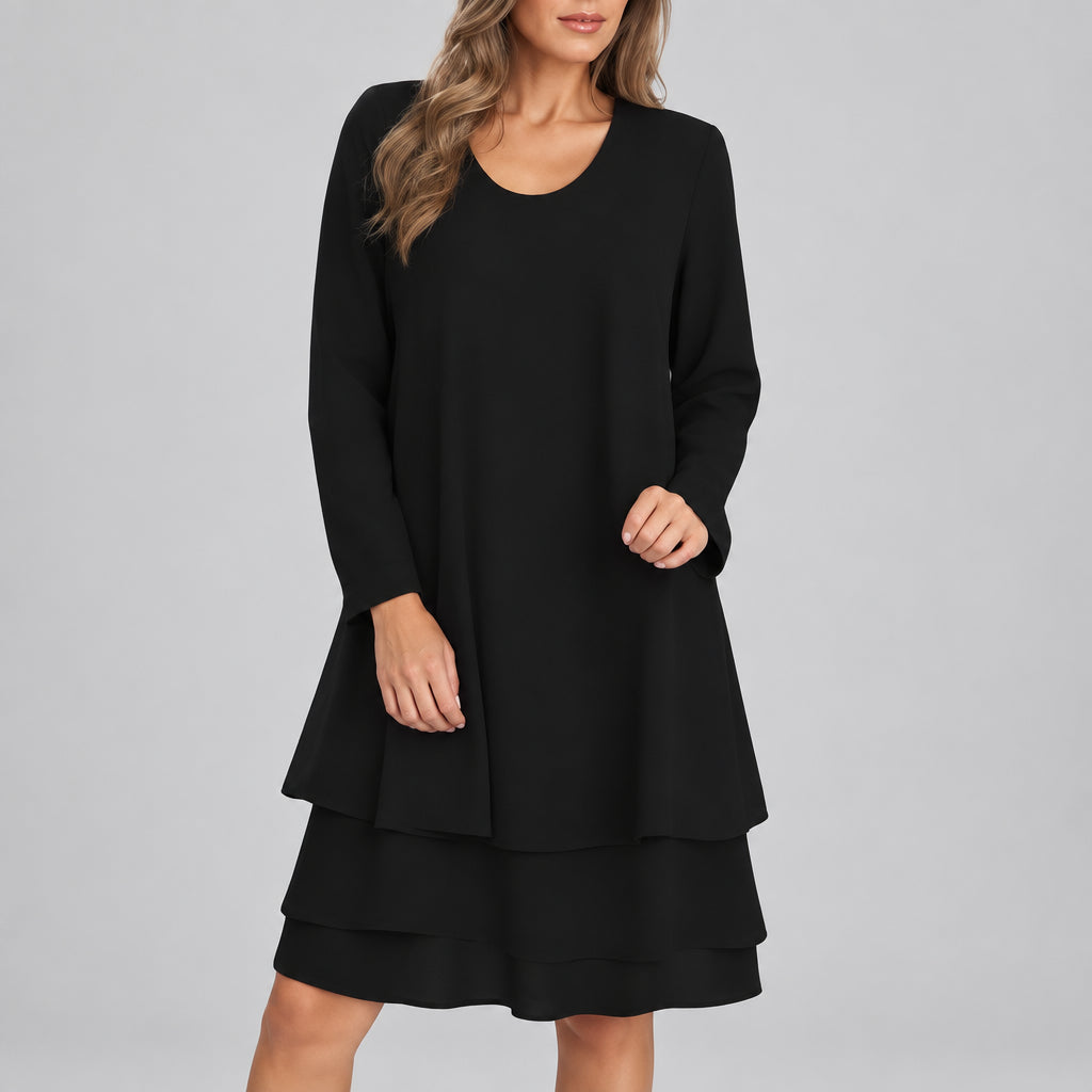 Eleanor Layered Chiffon Dress