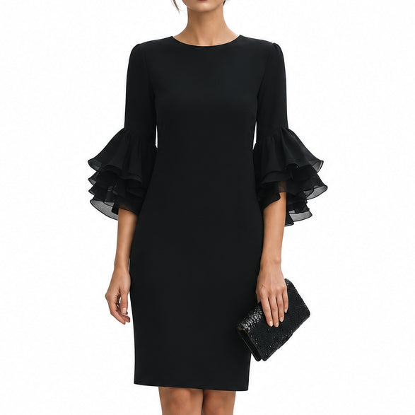 Beatrice Ruffle Sleeve Dress