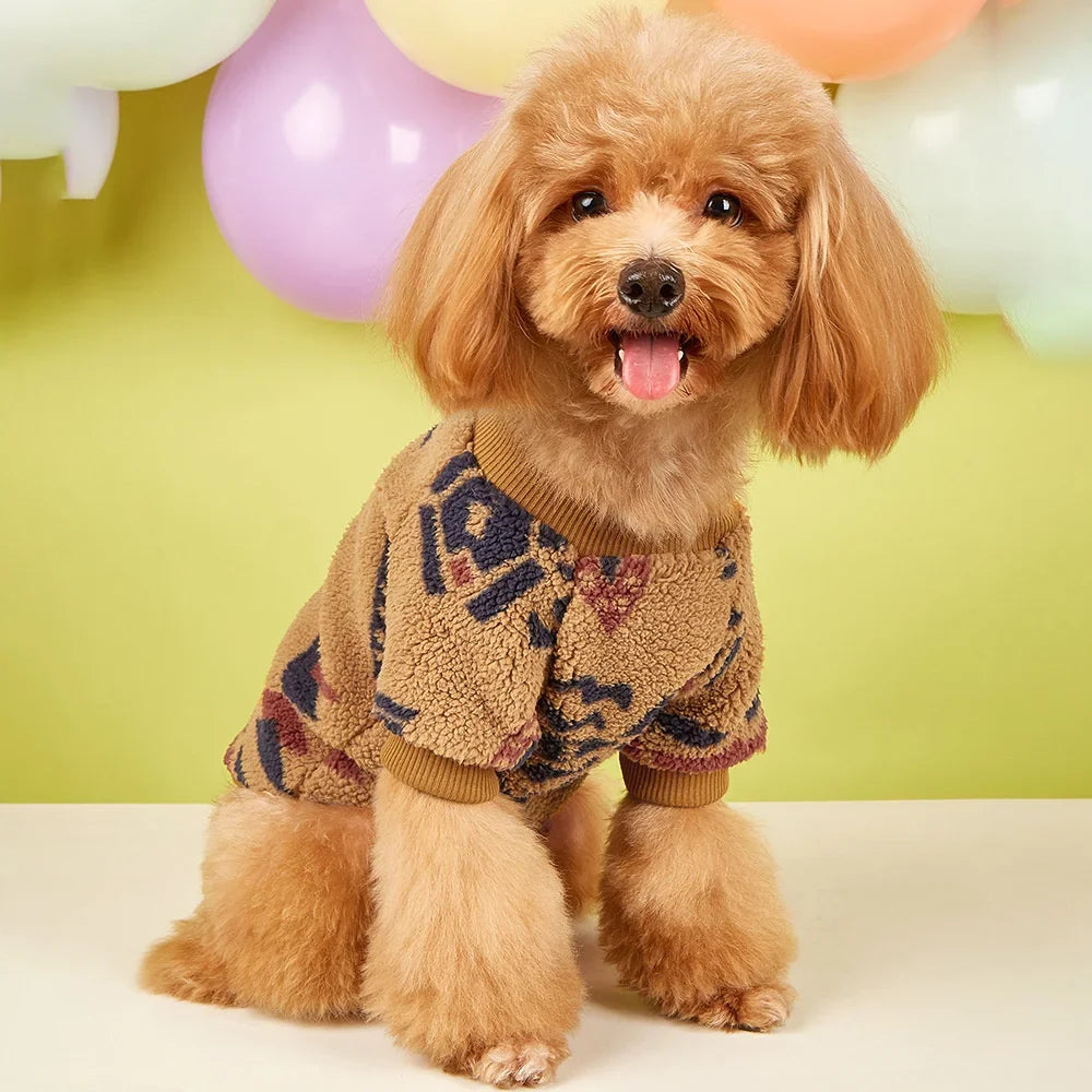 Sedona Geometric Pullover Dog Sweater