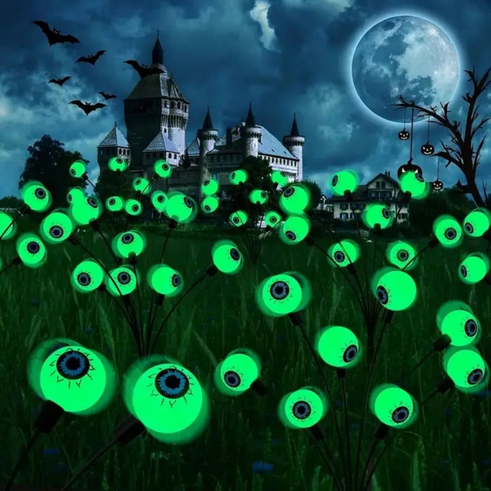 GlowGaze Solar Halloween Eye Lights