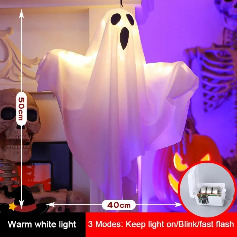 Haunted Glow Hanging Ghost Lights