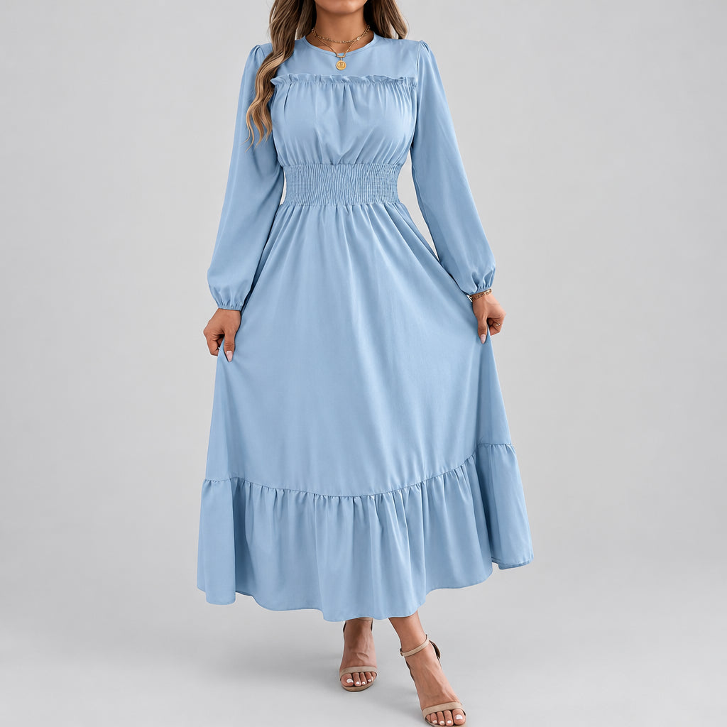 Ophelia Smocked Midi Dress