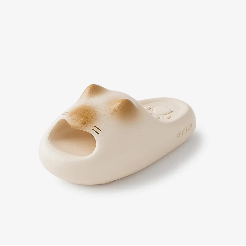 Mochi Cat-Face Slippers