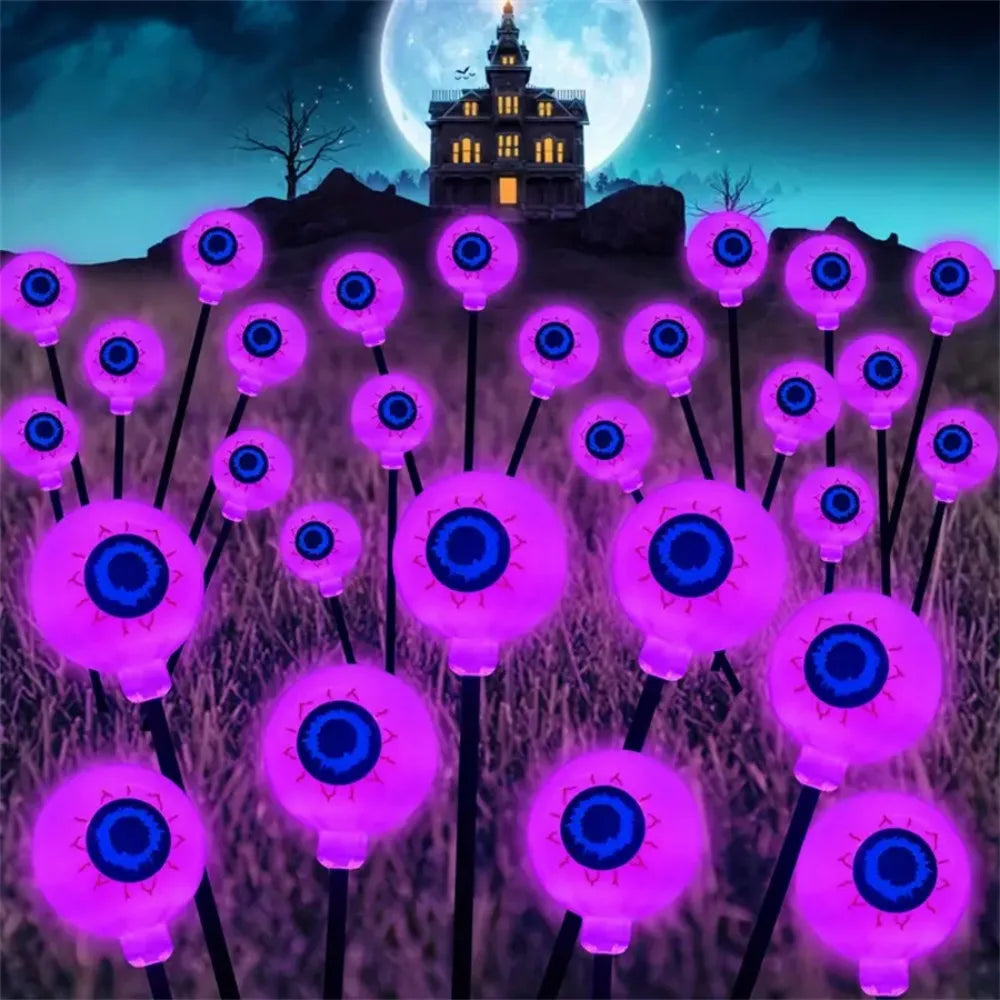GlowGaze Solar Halloween Eye Lights