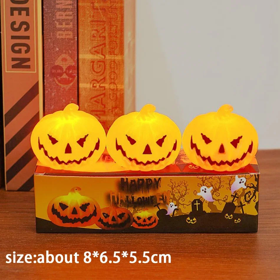 PumpkinGlow Halloween Candle & Décor Set