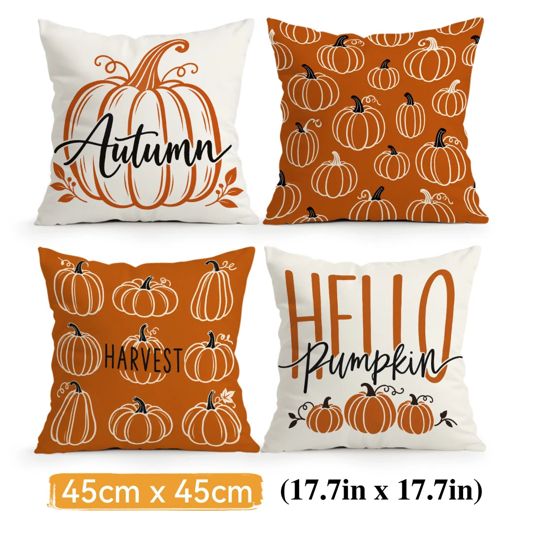 Harvest Joy Autumn Pillow Covers